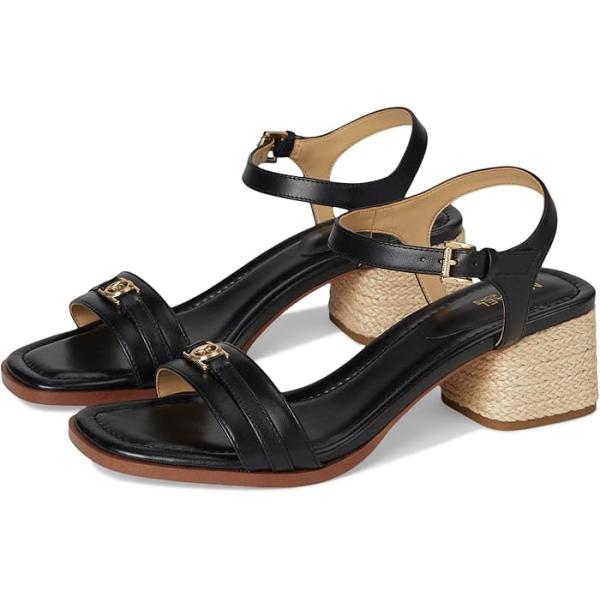 (取寄) マイケルコース レディース マンディ ミッド サンダル MICHAEL Michael Kors women Mandy Mid Sandal Black MICHAEL KORS（マイケルコース） P最大20倍12/13-15限定 (取寄