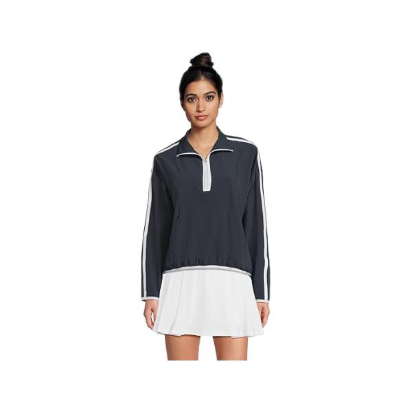 (取寄) ビヨンドヨガ レディース コントラスト ハーフ ジップ プルオーバー Beyond Yoga women Contrast Half Zip Pullover Nocturnal Navy/True White 取寄) ビヨンドヨガ レディース コントラスト ハーフ ジップ プル