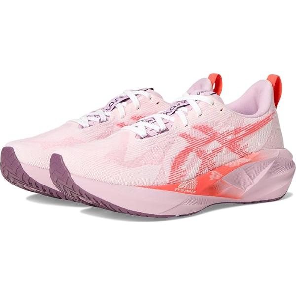 P最大12倍10/2-3限定 (取寄) アシックス レディース ノヴァブラスト 5 ASICS women Novablast 5 White/Coral Reef