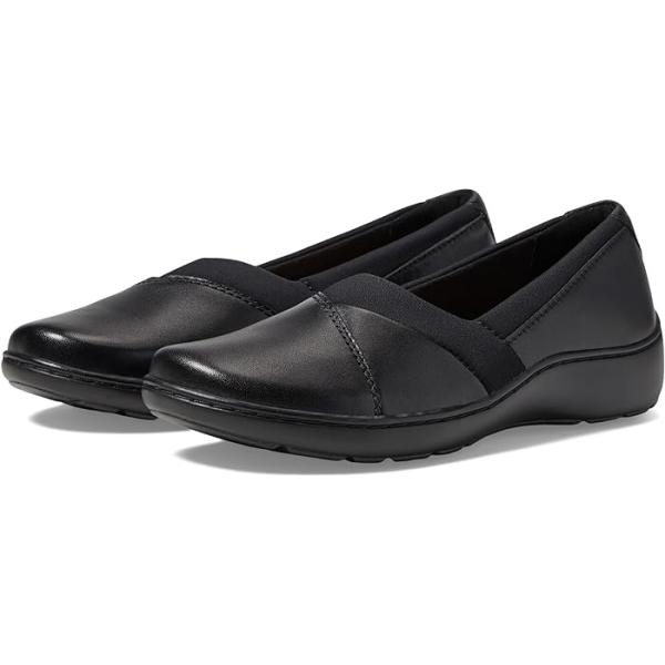 (取寄) クラークス レディース コラ チャーム Clarks women Clarks Cora Charm Black Leather Clarks（クラークス） (取寄) シューズ レディース コラ チャーム