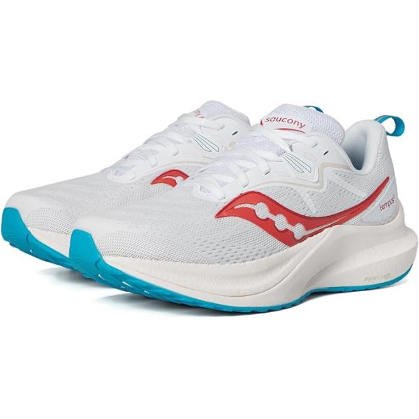 P最大21倍10/24-26限定 (取寄) サッカニー レディース テンパス 2 Saucony women Tempus 2 White/Cayenne