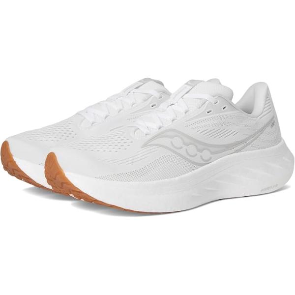P最大21倍10/24-26限定 (取寄) サッカニー レディース ライド 18 Saucony women Ride 18 White/Gum