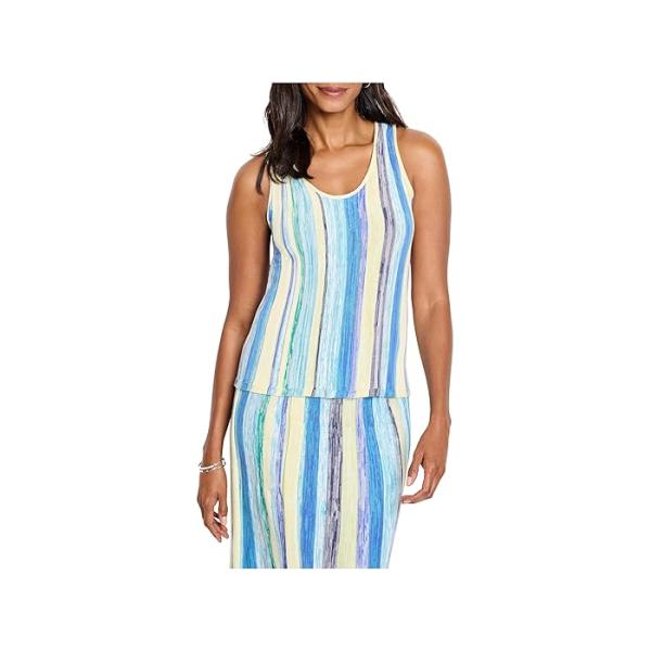 (取寄) ニックゾー レディース コースト クラッシュ ニット タンク NIC+ZOE women Coast Crush Knit Tank Blue Multi P最大17倍1/1限定 (取寄) ニックゾー レディース コースト クラッシュ
