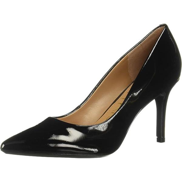(取寄) カルバンクライン レディース ゲイル ポンプ   women   Gayle Pump Black Patent 1 jetrag_420687de41261b41