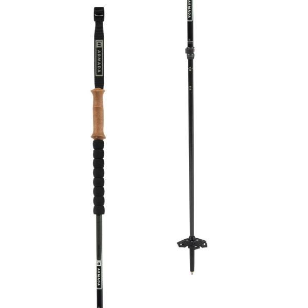 (取寄) アルマダ カーボン アジャスタブル スキー ポール Armada Carbon Adjustable Ski Pole Black ARMADA（アルマダ） (取寄) カーボン アジャスタブル スキー ポール