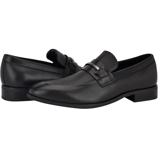 (取寄) カルバンクライン メンズ ディリー   men   Dillie Black Leather Calvin Klein（カルバン・クライン） (取寄) メンズ ディリー Calvin