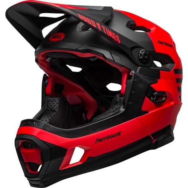 (取寄) ベル スーパー DH ミプス ヘルメット Bell Super DH MIPS Helmet Matte/Gloss Red/Black P最大17倍1/1限定 (取寄) ベル スーパー DH ミプス ヘルメット Bell