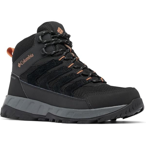 (取寄) コロンビア メンズ ストレイタ トレイル ミッド Wp Columbia men Columbia Strata Trail Mid Wp Black/Owl jetrag_49c3c6950a3ce29e