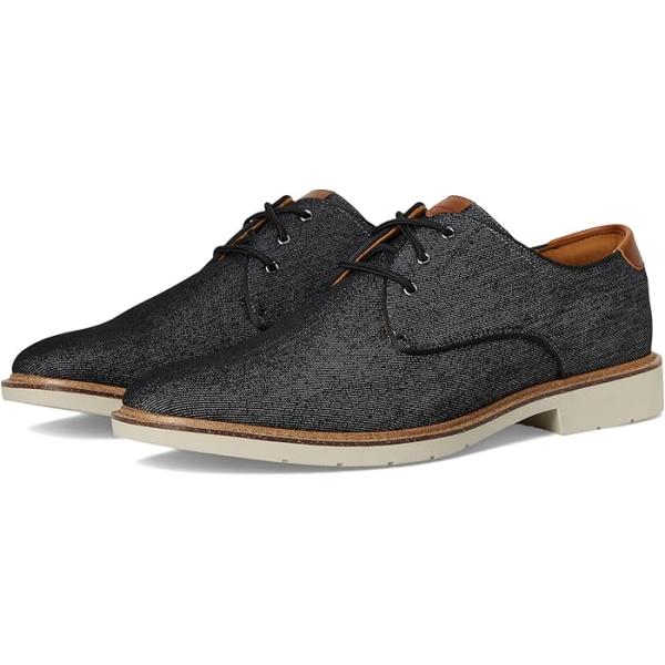 (取寄) フローシャイム メンズ ヘリントン キャンバス プレーン トゥ オックスフォード Florsheim men Florsheim Herington Canvas Plain Toe Oxford Black Florsheim（フローシャイム） (取寄) メンズ ヘリントン キャンバス