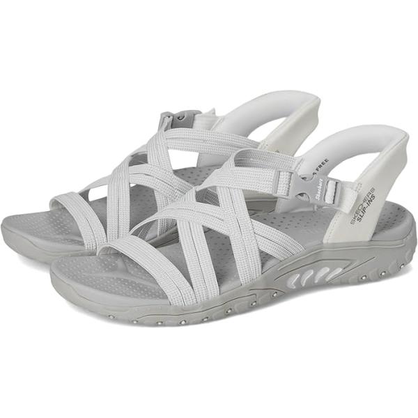 (取寄) スケッチャーズ レディース レゲエ - モーニング ライト SKECHERS women Reggae - Morning Light White/Gray SKECHERS（スケッチャーズ） P最大17倍1/1限定 (取寄) レディース