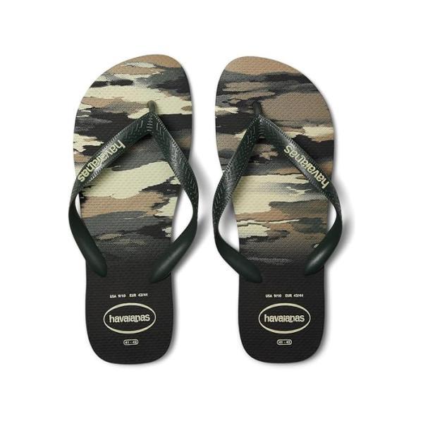 (取寄) ハワイアナス メンズ トップ カモ サンダル Havaianas men Top Camo Sandals Black/Green Olive havaianas（ハワイアナス） (取寄) メンズ トップ カモ サンダル