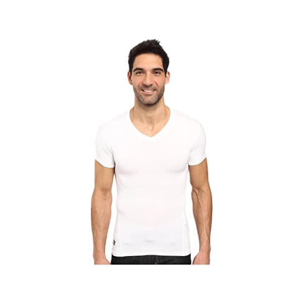 (取寄) アンダーアーマー メンズ Ua タック ヒート ギア コンプレッション V-ネック Under Armour men  UA Tac Heat Gear Compression V-Neck White UNDER ARMOUR（アンダーアーマー） (取寄) メンズ Ua タック ヒート