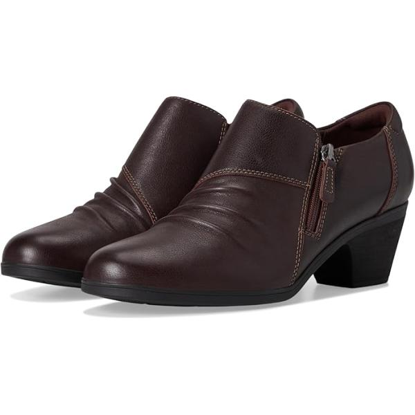 (取寄) クラークス レディース エミリー 2 ブレイリー Clarks women Clarks Emily 2 Braley Dark Brown Leather Clarks（クラークス） (取寄) シューズ レディース エミリー 2