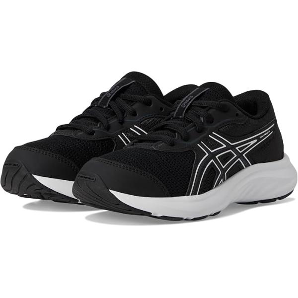 (取寄) アシックス キッズ キッズ コンテンド 9 GS (リトル キッド/ビッグ キッド) ASICS Kids kids Contend 9 GS (Little Kid/Big Kid) Black/White