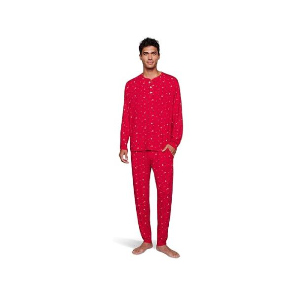 eberjey（エバージェイ） (取寄) メンズ ヘンリー プリンテッド ロング