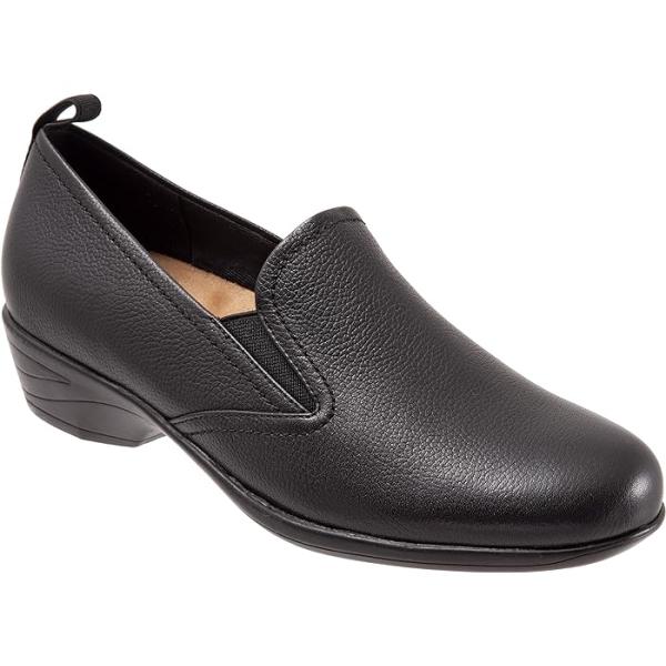 (取寄) トロッターズ レディース レジー Trotters women Trotters Reggie Black Leather 取寄) トロッターズ レディース レジー Trotters women Reggie Black