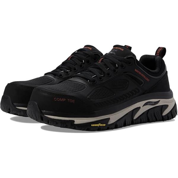 (取寄) スケッチャーズ ワーク メンズ アーチ フィット ロード ウォーカー コンプ トゥ SKECHERS Work men Arch Fit Road Walker Comp Toe Black SKECHERS（スケッチャーズ） (取寄) スニーカー ワーク メンズ アーチ