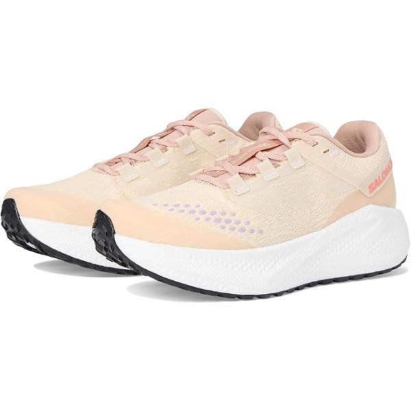 P最大12倍10/2-3限定 (取寄) サロモン レディース エアロ グライド 3 GRVL Salomon women Aero Glide 3 Grvl Shortbread/White/Fusion Coral