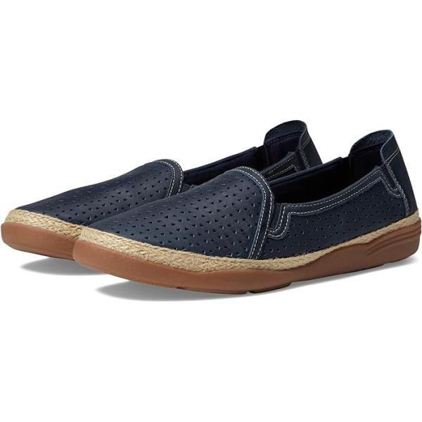 (取寄) クラークス レディース エレーナ ルビー Clarks women Clarks Elaina Ruby Navy Leather jetrag_69729fe3c1ca95a2