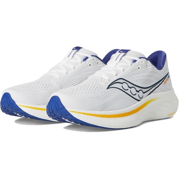 P最大21倍10/24-26限定 (取寄) サッカニー メンズ ライド 18 Saucony men Ride 18 White/Azurite