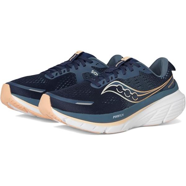 P最大21倍10/24-26限定 (取寄) サッカニー レディース ガイド 18 Saucony women Guide 18 Navy/Apricot