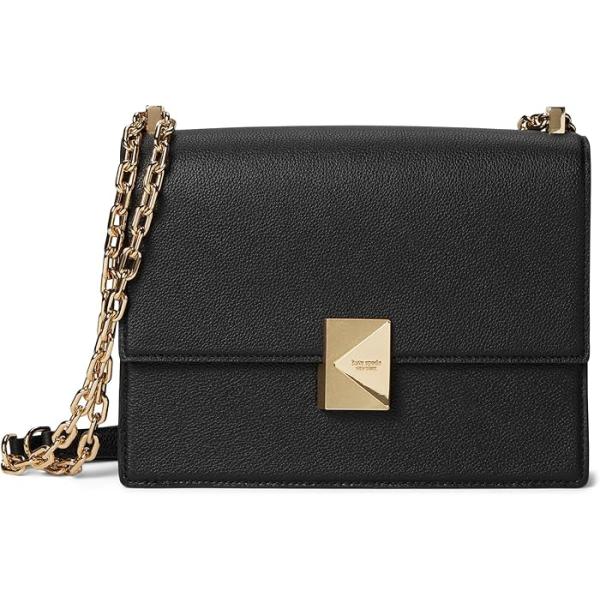 (取寄) ケイトスペード レディース デコ ペブルド レザー チェイン ショルダー Kate Spade New York women Kate Spade New York Deco Pebbled Leather Chain Shoulder Black kate spade NEW YORK（ケイト・スペード ニューヨーク） (取寄) ケイト