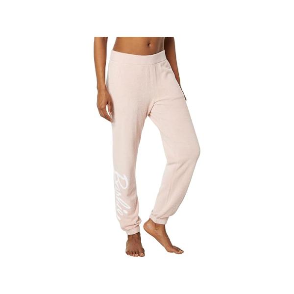 (取寄) ベアフットドリームス レディース コージーシック ウルトラ ライフ バービー スウェットパンツ Barefoot Dreams women CozyChic Ultra Lite Barbie Sweatpants Dusty Rose/White BAREFOOT DREAMS（ベアフットドリームズ） (取寄) ベアフット