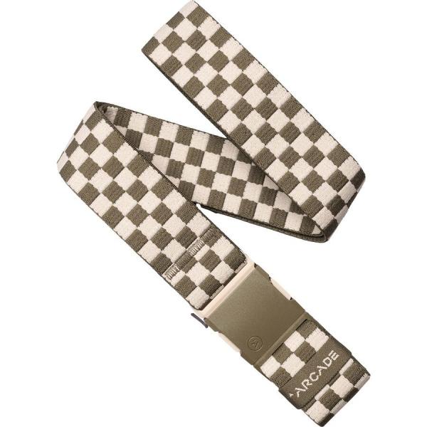 (取寄) アーケード チェック ベルト Arcade Check Belt Crocodile/Khaki ARCADE（アーケード） (取寄) チェック ベルト Arcade Check Belt