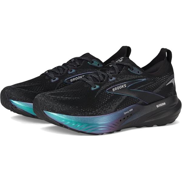 P最大12倍10/2-3限定 (取寄) ブルックス メンズ グリセリン 22 Brooks men Glycerin 22 Aurora Black/Ebony