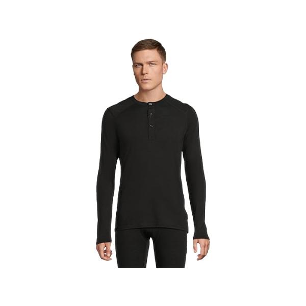 (取寄) ヘリーハンセン メンズ ロング スリーブ ヘンリー Helly Hansen men Durawool Long Sleeve Henley Black HELLY HANSEN（ヘリーハンセン） (取寄) メンズ ロング スリーブ