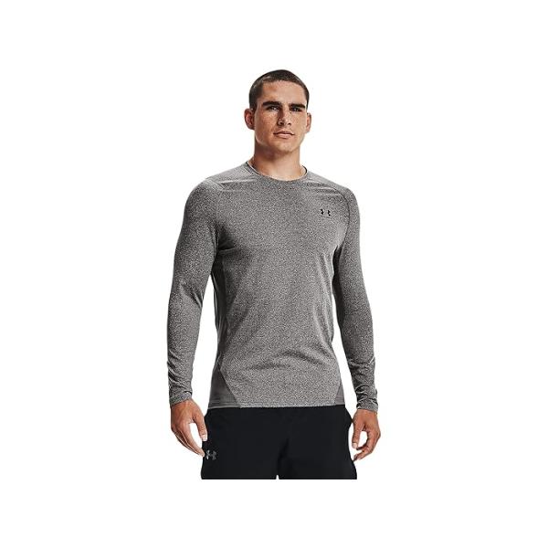 (取寄) アンダーアーマー メンズ コールドギア アーマー フィッティド クルー Under Armour men Under Armour ColdGear Armour Fitted Crew Charcoal Light Heather/Black UNDER ARMOUR（アンダーアーマー） (取寄) メンズ コールドギア