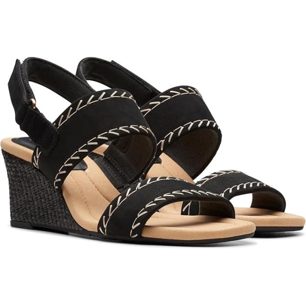 (取寄) クラークス レディース キヤラ ロゼ Clarks women Kyarra Rose Black Nubuck Clarks（クラークス） (取寄) レディース キヤラ ロゼ Clarks women