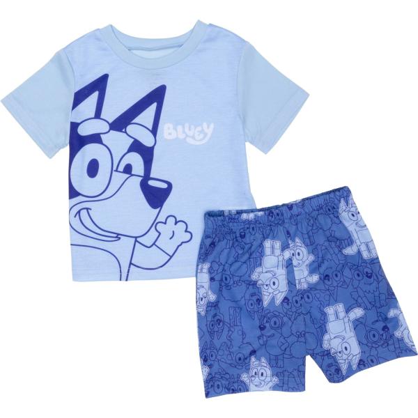 (取寄) トドラー ボーイズ パジャマ - ショート スリーブ Bluey Toddler Boys -