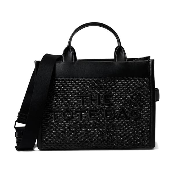 (取寄) マークジェイコブス レディース ザ ウーブン DTM ミディアム トート バッグ Marc Jacobs women Marc Jacobs The Woven DTM Medium Tote Bag Black MARC JACOBS（マーク・ジェイコブス） (取寄) レディース ザ ウーブン