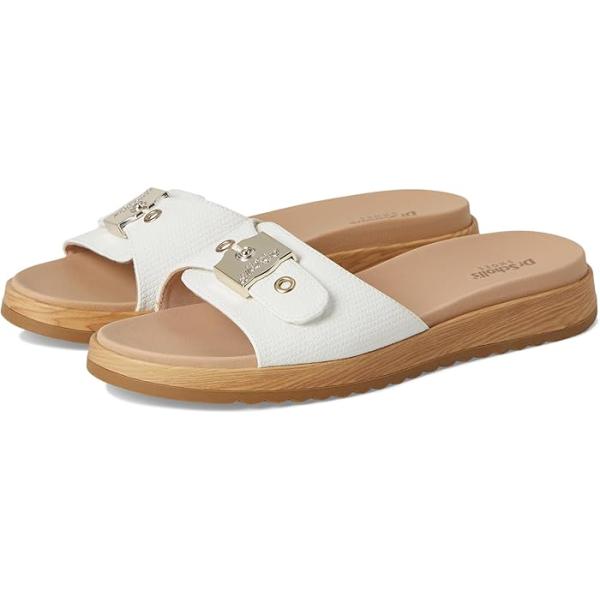 (取寄) ドクターショール レディース アイコン ナウ Dr. Scholl's women Icon Now White Faux Leather ドクターショール（Dr.Scholl） P最大17倍1/1限定 (取寄) レディース