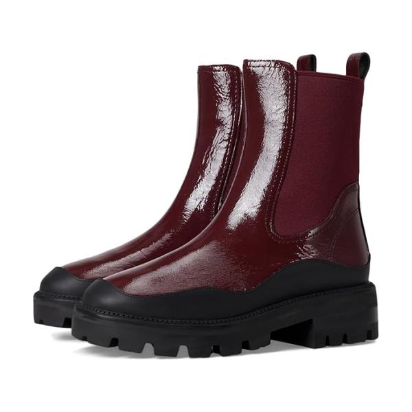 (取寄) ケイトスペード レディース ロンドン クリンクル パテント レザー チェルシー ブーツ Kate Spade New York women London Crinkle Patent Leather Chelsea Boots Dark Merlot kate spade NEW YORK（ケイト・スペード ニューヨーク） (取寄) ケイト