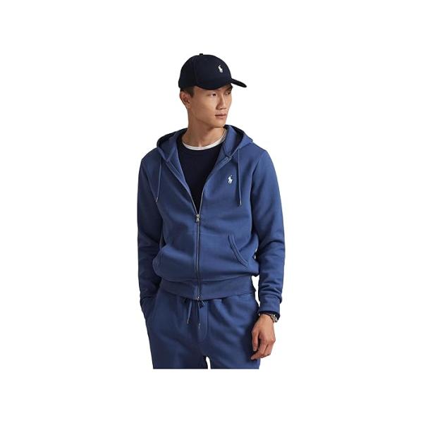 (取寄) ラルフローレン メンズ ダブル ニット フル ジップ ブーディ Polo Ralph Lauren men Double Knit Full Zip Hoodie Night Navy POLO RALPH LAUREN（ポロ・ラルフローレン） (取寄) ラルフローレン