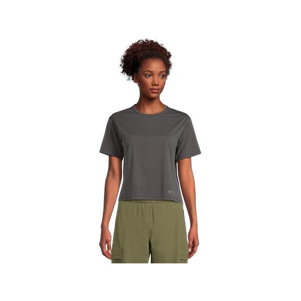 (取寄) アークテリクス レディース ティーマ クロップ ショート スリーブ Arc'teryx women Taema Crop Short Sleeve Electra Heather ARC'TERYX（アークテリクス） (取寄) レディース ティーマ クロップ