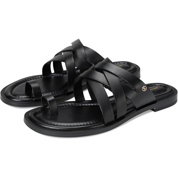 (取寄) マイケルコース レディース ノラ トング サンダル MICHAEL Michael Kors women Nora Thong Sandal Black MICHAEL KORS（マイケルコース） P最大17倍1/1限定 (取寄) レディース