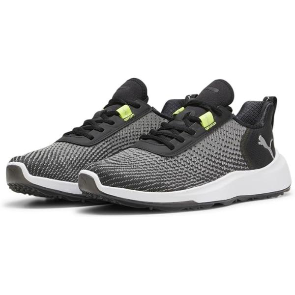 (取寄) プーマゴルフシューズメンズ フュージョン クラッシュ スポーツ PUMA Golf men PUMA Golf Fusion Crush Sport Puma Black/Electric Lime PUMA（プーマ） (取寄) ゴルフ メンズ フュージョン クラッシュ