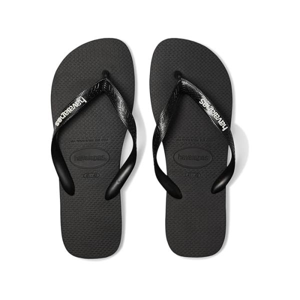 (取寄) ハワイアナス メンズ ロゴ サンダル Havaianas men Logo Filete Sandals Black/Black/Blue havaianas（ハワイアナス） (取寄) メンズ ロゴ サンダル Havaianas