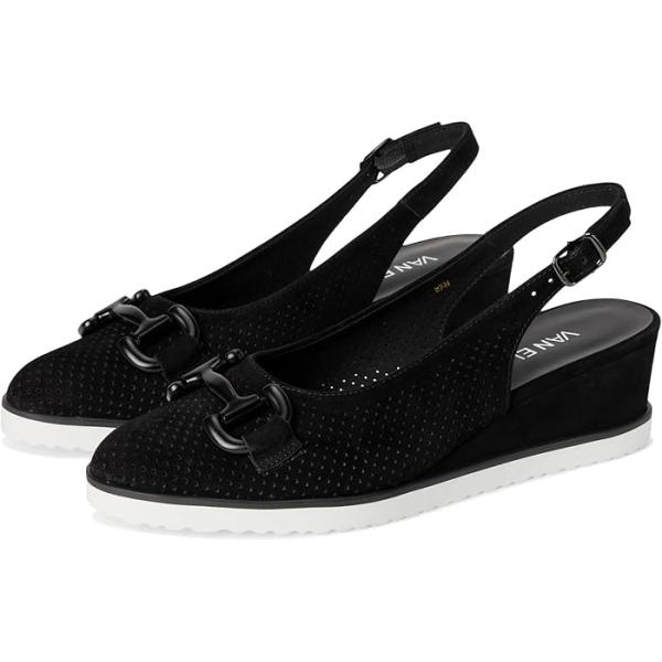 (取寄) ヴァネリ レディース  Vaneli women Dabry Black Suede 取寄) ヴァネリ レディース Vaneli women Dabry Black Suede