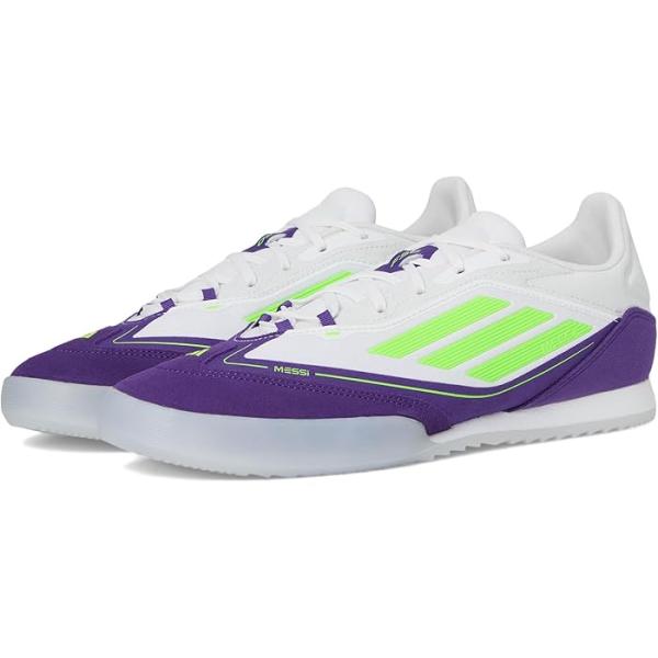 (取寄) アディダス フリースタイル 24 メッシ インドア adidas adidas F50 Freestyle 24 Messi Indoor White/Lucid Lemon/Unity Purple adidas（アディダス） (取寄) フリースタイル 24 メッシ インドア