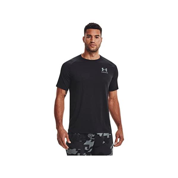 (取寄) アンダーアーマー メンズ フリーダム テック ショート スリーブ ティー Under Armour men Under Armour Freedom Tech Short Sleeve Tee Black/Pitch Gray UNDER ARMOUR（アンダーアーマー） (取寄) メンズ フリーダム テック