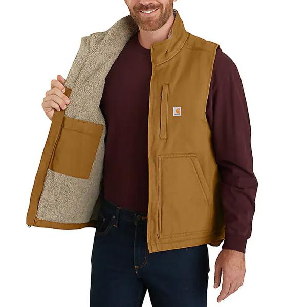 Carhartt（カーハート） メンズ ベスト ブラウン 防寒 秋冬 大きい