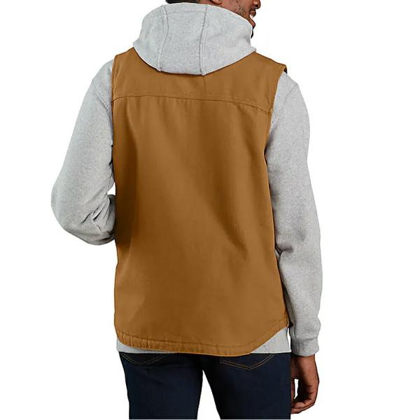 Carhartt（カーハート） メンズ ベスト ブラウン 防寒 秋冬 大きい