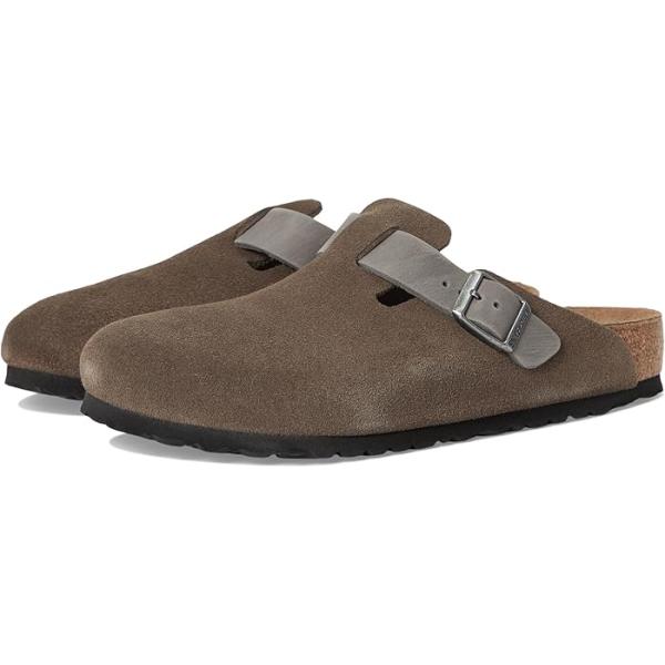(取寄) ビルケンシュトック メンズ ボストン - レザー Birkenstock men Boston - Suede/Oiled Leather Concrete Gray/Iron BIRKENSTOCK（ビルケンシュトック） P最大17倍1/1限定 (取寄) メンズ