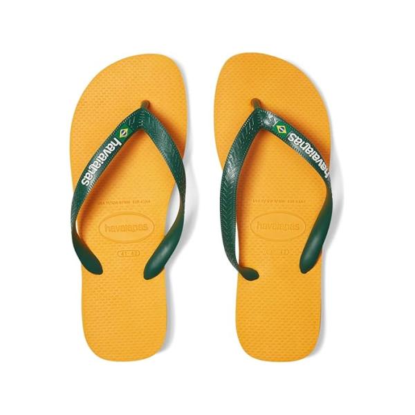 (取寄) ハワイアナス メンズ ブラジル ロゴ サンダル Havaianas men Brazil Logo Sandals Dark Brown/White havaianas（ハワイアナス） (取寄) メンズ ブラジル ロゴ サンダル