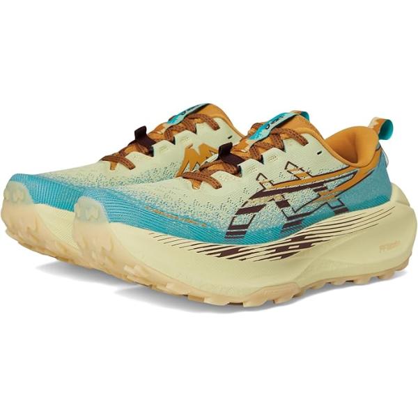 P最大21倍10/24-26限定 (取寄) アシックス メンズ トラブーコ マックス 4 ASICS men Trabuco Max 4 Wheat Yellow/Dark Red Planet