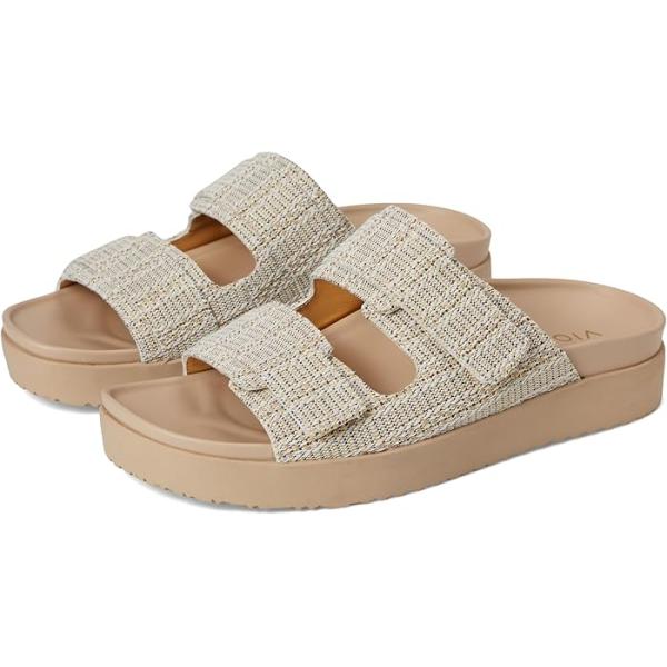 (取寄) バイオニック レディース リヴィエラ スライド サンダル VIONIC women Riviera Slide Sandals Skipper Blue/Gold vionic（バイオニック） P最大17倍1/1限定 (取寄) レディース